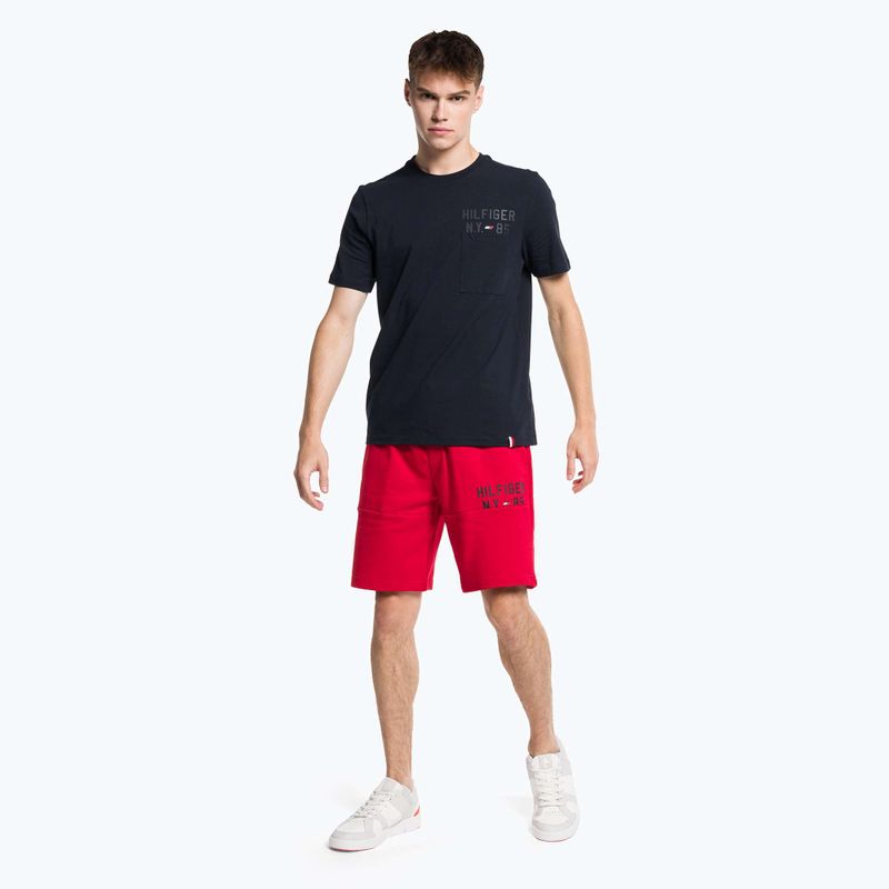Tommy Hilfiger Graphic Sweatshort rosso da uomo 2