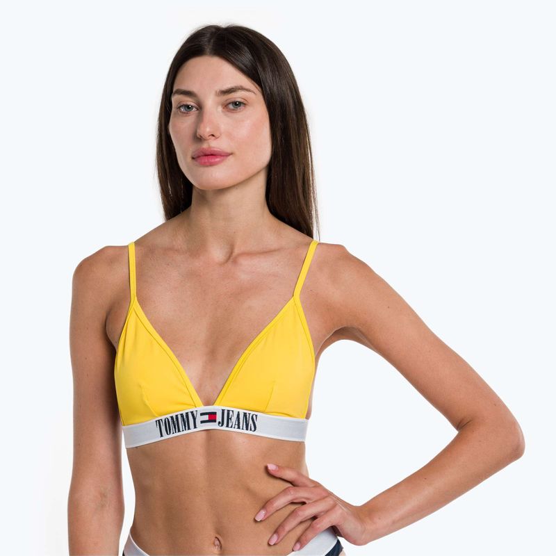 Tommy Hilfiger Triangle Rp top giallo per costumi da bagno 4