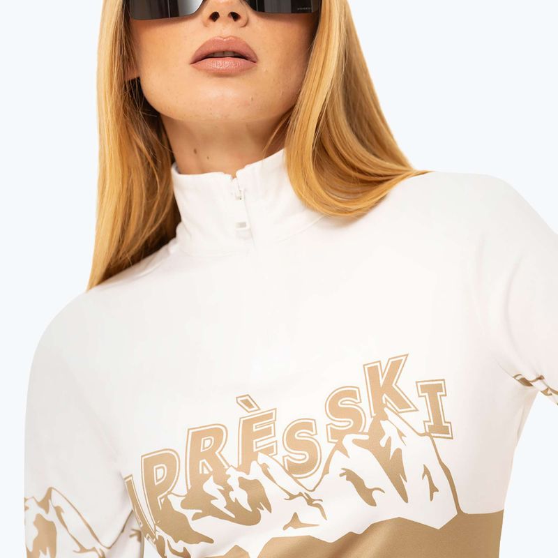 Felpa da sci donna Nikkie Nantes Apres Ski Pully hummus 2