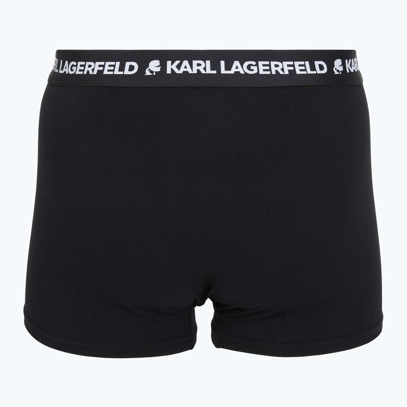 Boxer uomo KARL LAGERFELD Logo Trunk 3 paia black 3