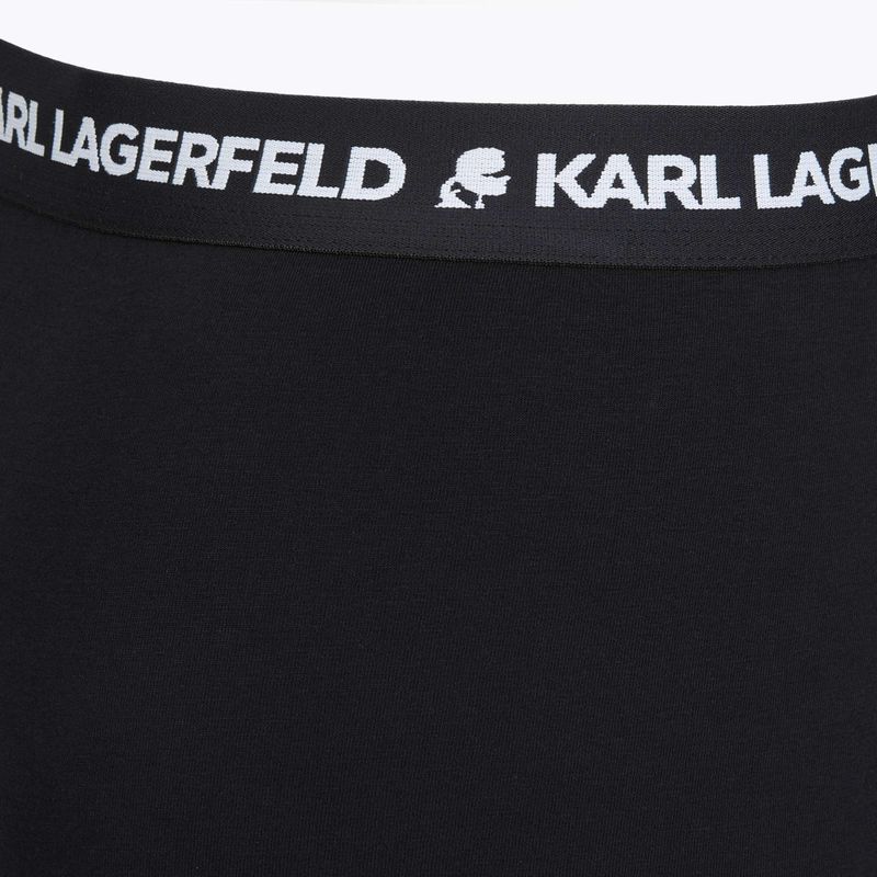 Boxer uomo KARL LAGERFELD Logo Trunk 3 paia black 4
