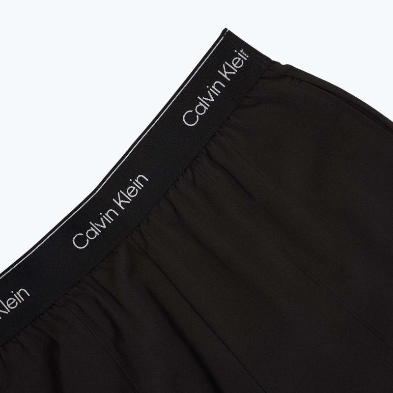 Pantaloni da donna Calvin Klein a gamba larga nero 4
