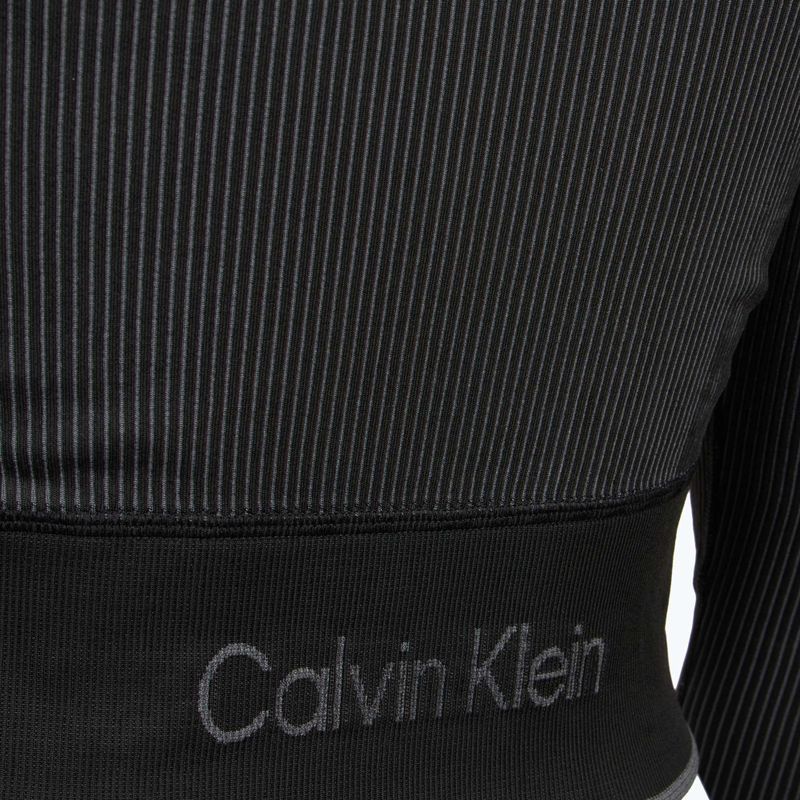 Felpa Calvin Klein donna 00GWS4J406 Senza cuciture nero 4