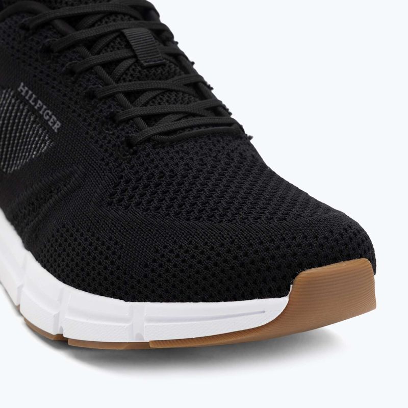 Scarpe Tommy Hilfiger Comfort Run Knit uomo nero 7