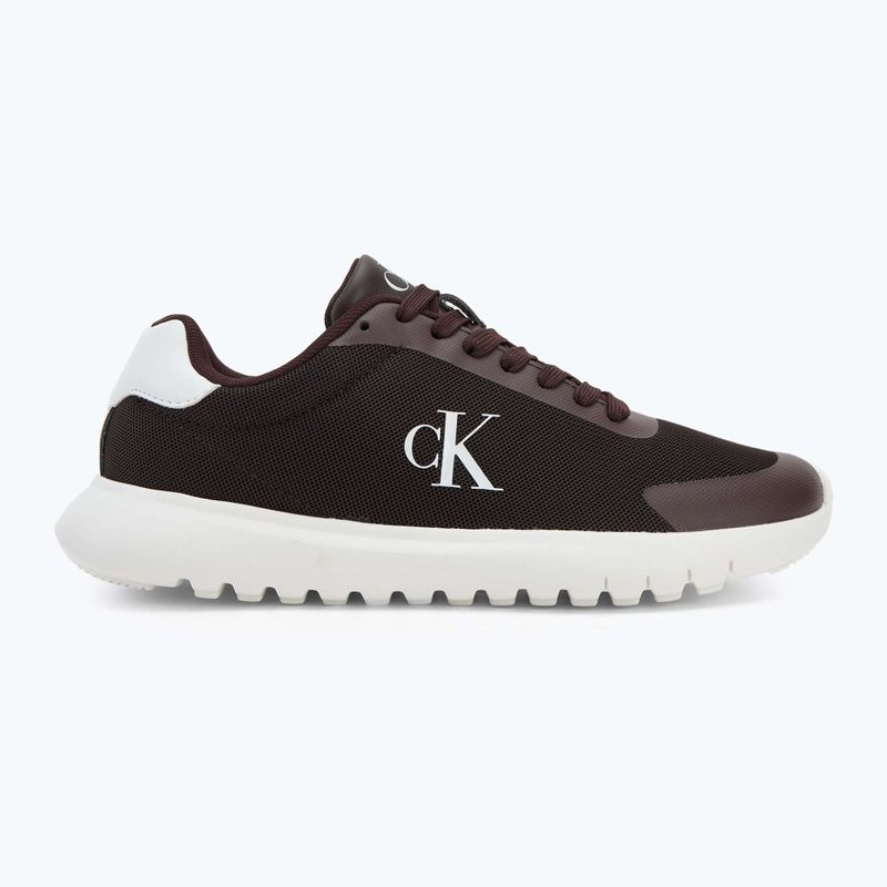 Scarpe donna Calvin Klein YW0YW01750 3 Eva Runner Mesh MG brown out/green haze 2