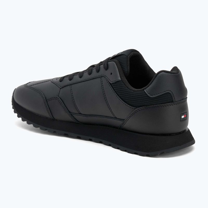Scarpe da uomo Tommy Hilfiger New Runner Eva Lth Stripes nere 3