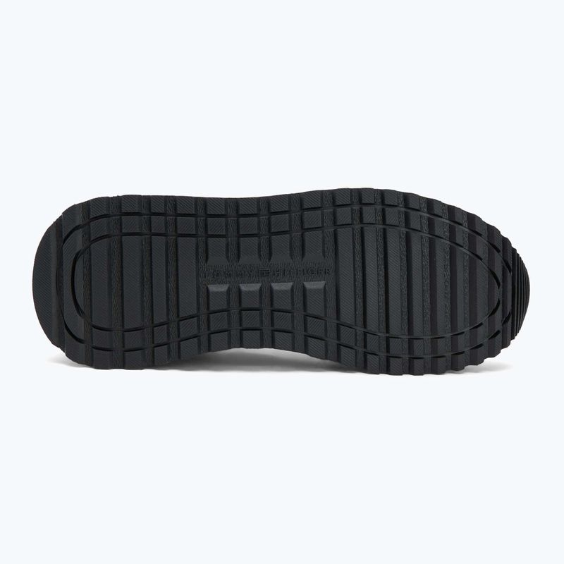 Scarpe da uomo Tommy Hilfiger New Runner Eva Lth Stripes nere 4