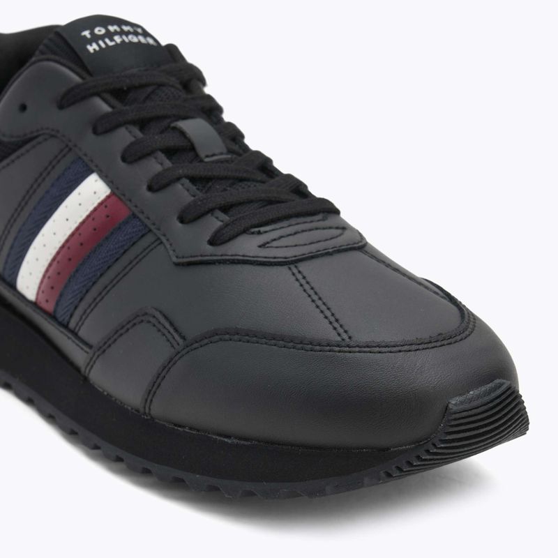 Scarpe da uomo Tommy Hilfiger New Runner Eva Lth Stripes nere 7