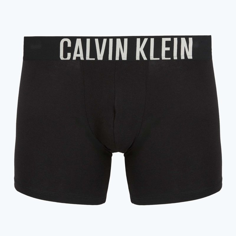 Boxer Calvin Klein 000NB3609A Boxer Brief 3 pairs black with oatmeal logo/black with age 2