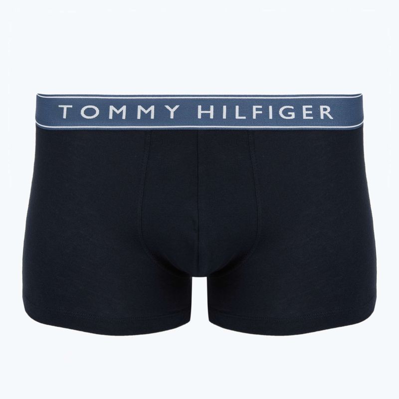 Boxer Tommy Hilfiger Trunk WB 3 pairs purple pink/antique silverer/aegean sea 5