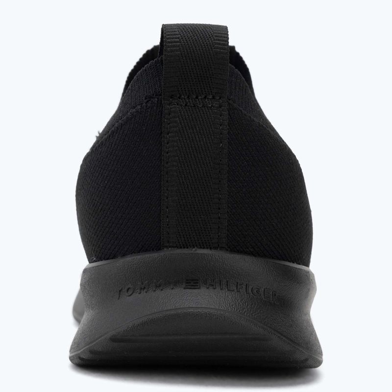 Scarpe da uomo Tommy Hilfiger Lightweight Knitted Runner black 6
