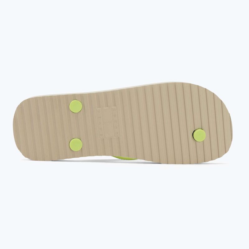 Infradito da donna Tommy Jeans Logo Summer white clay/lime essence 4