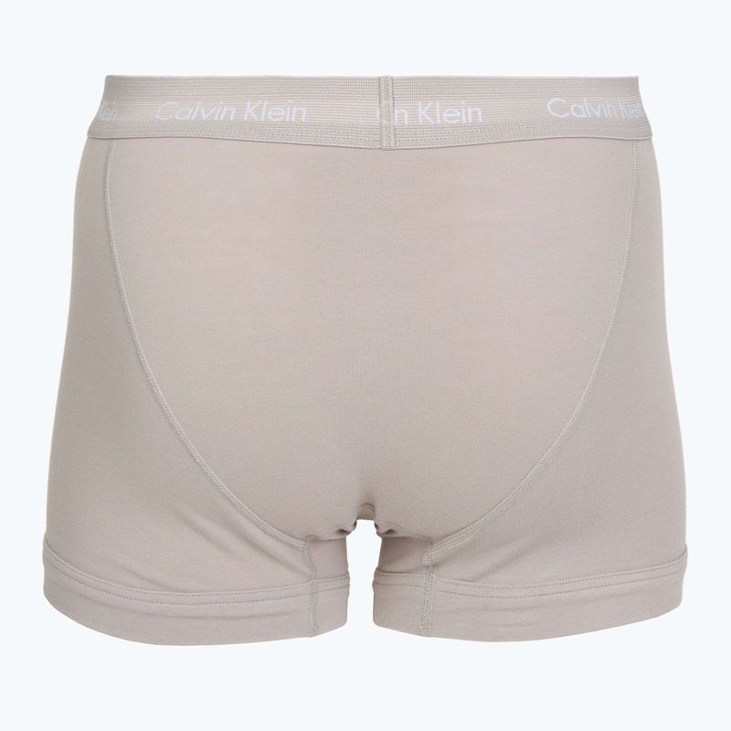 Boxer da uomo Calvin Klein 0000U2662G Trunk 3 pairs classic blue/porpoise/black 5