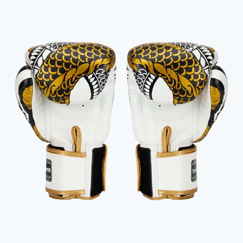 Guanti da boxe Twins Special Fancy FBGVL3-52 bianco/oro 3