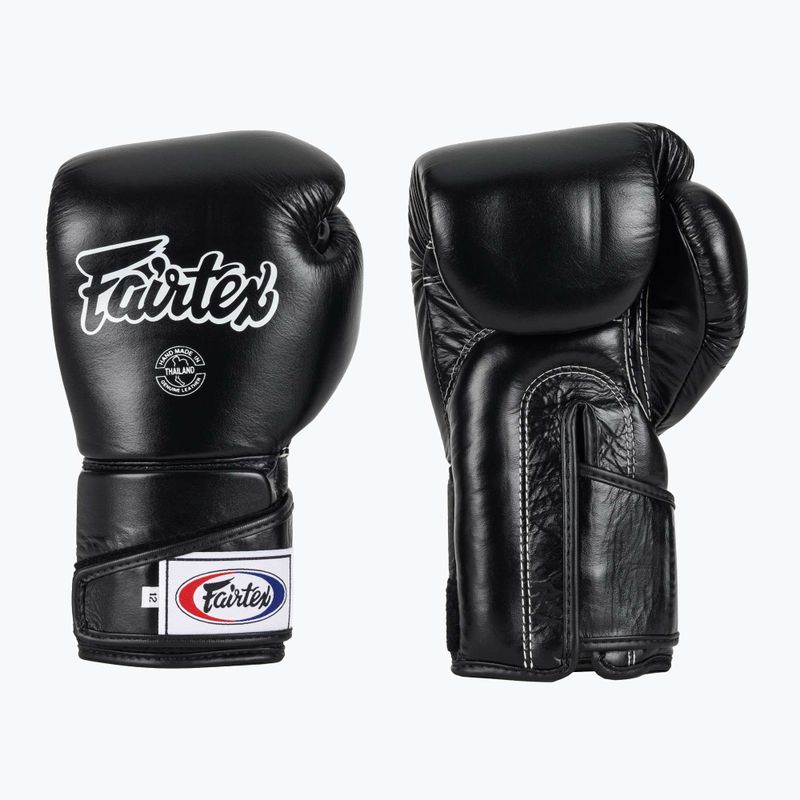 Guantoni da boxe Fairtex Stylish Angular Sparring - Pollice bloccato nero