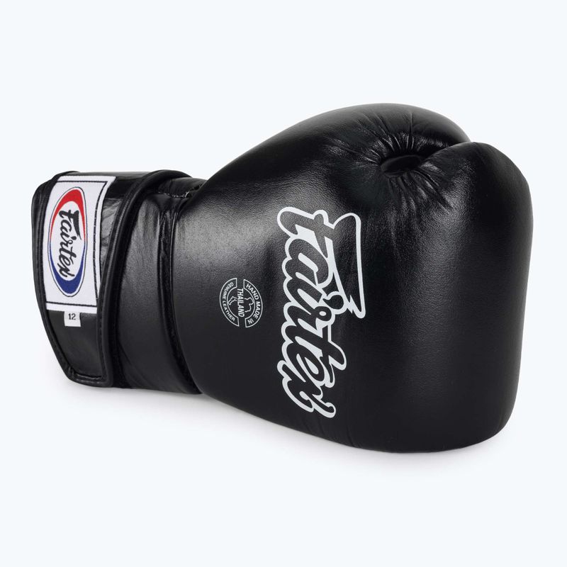 Guantoni da boxe Fairtex Stylish Angular Sparring - Pollice bloccato nero 5