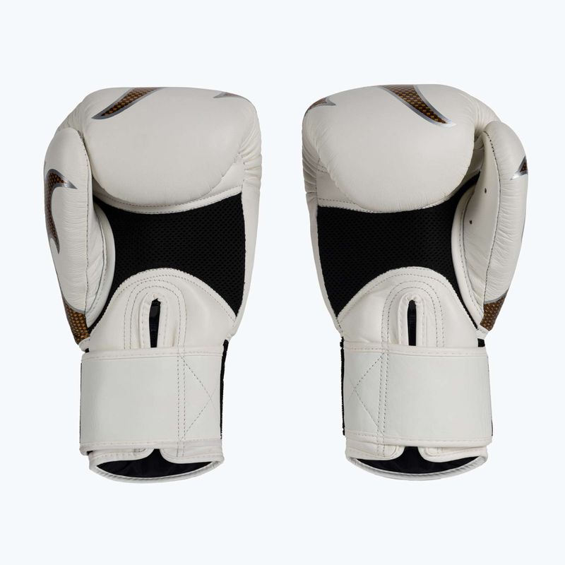 Top King Muay Thai Empower guanti da boxe bianchi 3