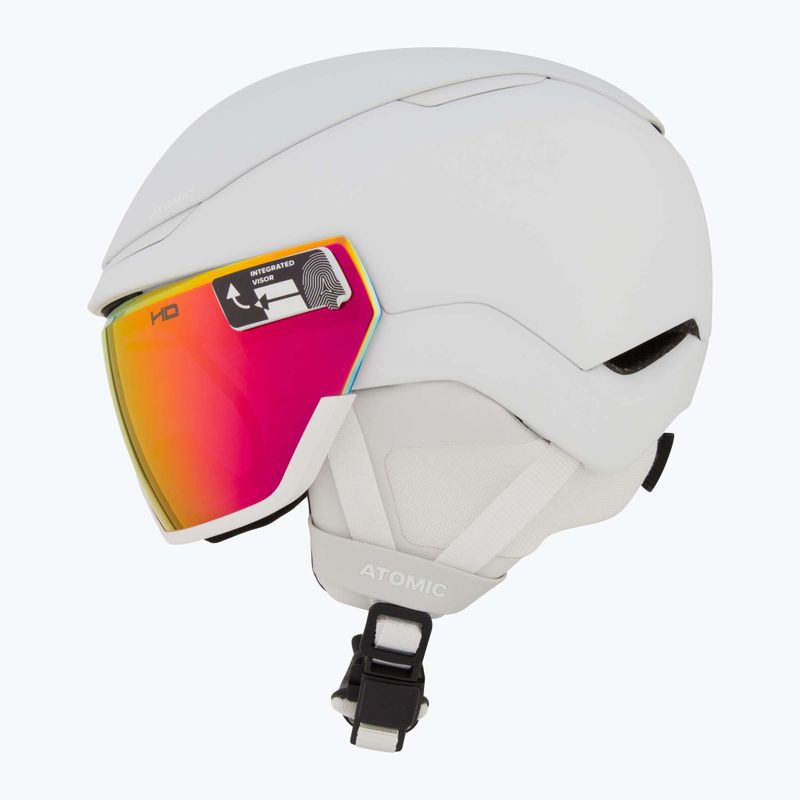 Casco da sci Atomic Revent GT Amid Visor HD bianco erica/rosso hd 4