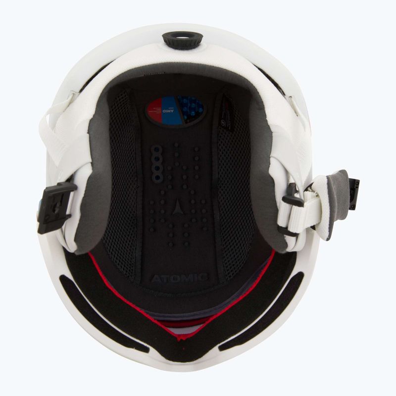 Casco da sci Atomic Revent GT Amid Visor HD bianco erica/rosso hd 5