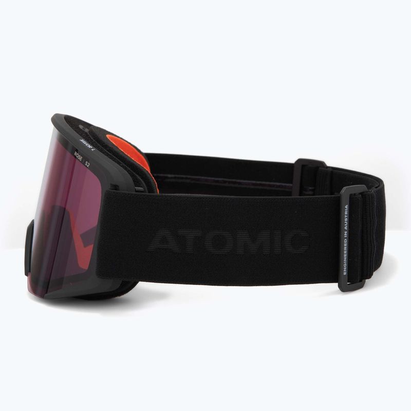 Maschera da sci Atomic Savor L black/rose 4