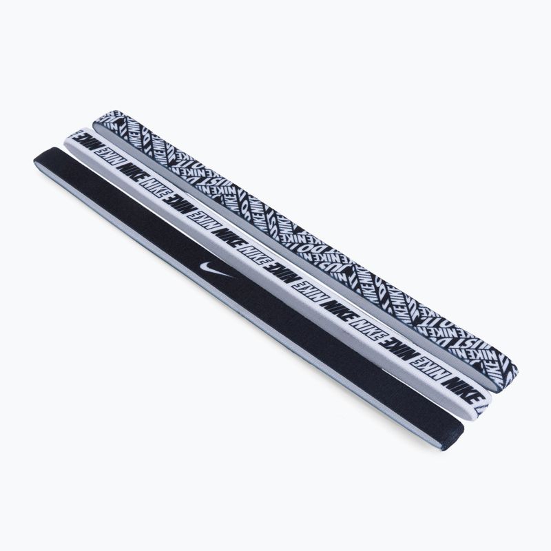 Fasce Nike stampate 3 pezzi nero. 2