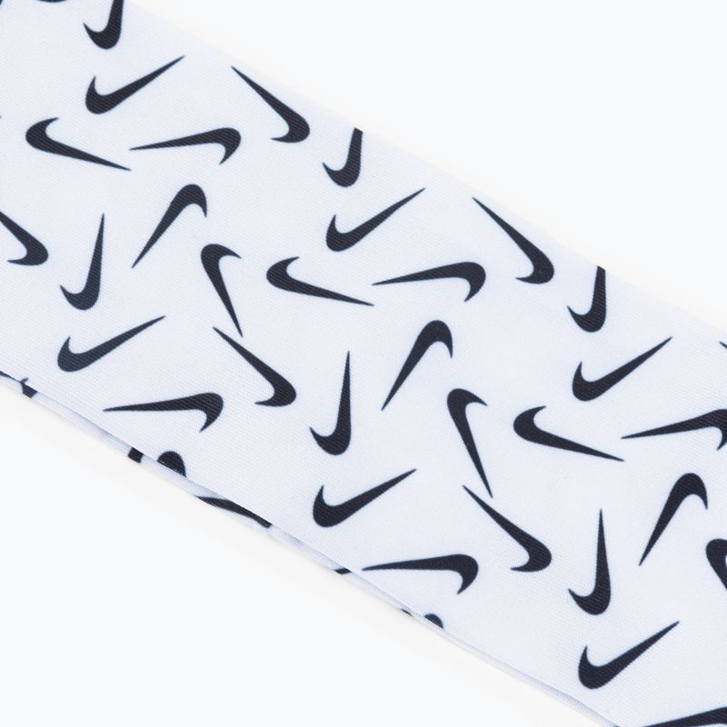 Fascia Nike Fury 3.0 stampata bianco/nero 3