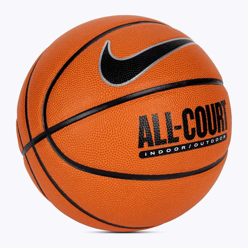 Nike All Court 8P sgonfiata ambra / nero / argento metallico basket dimensioni 5 2