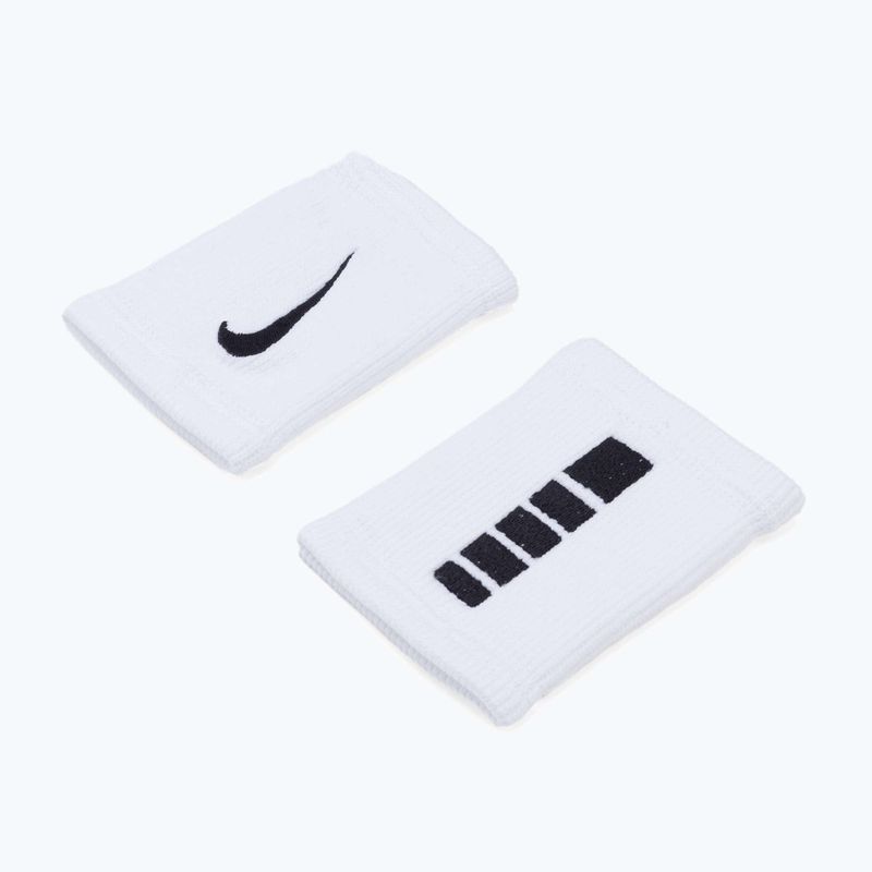 Polsini Nike Elite Doublewide 2 pezzi bianco/nero