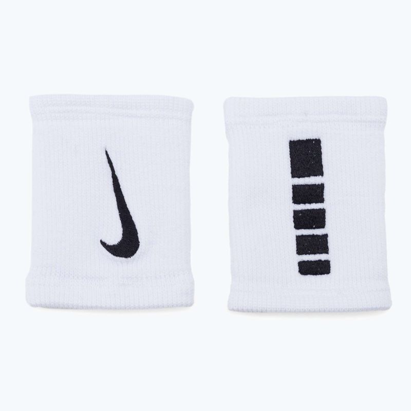 Polsini Nike Elite Doublewide 2 pezzi bianco/nero 2