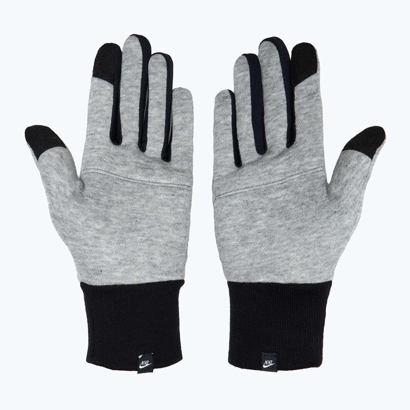 Guanti da corsa Nike Club Fleece donna grigio erica/nero/nero 3