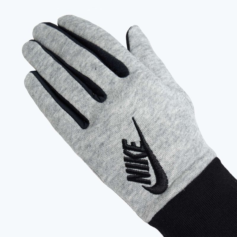 Guanti da corsa Nike Club Fleece donna grigio erica/nero/nero 4