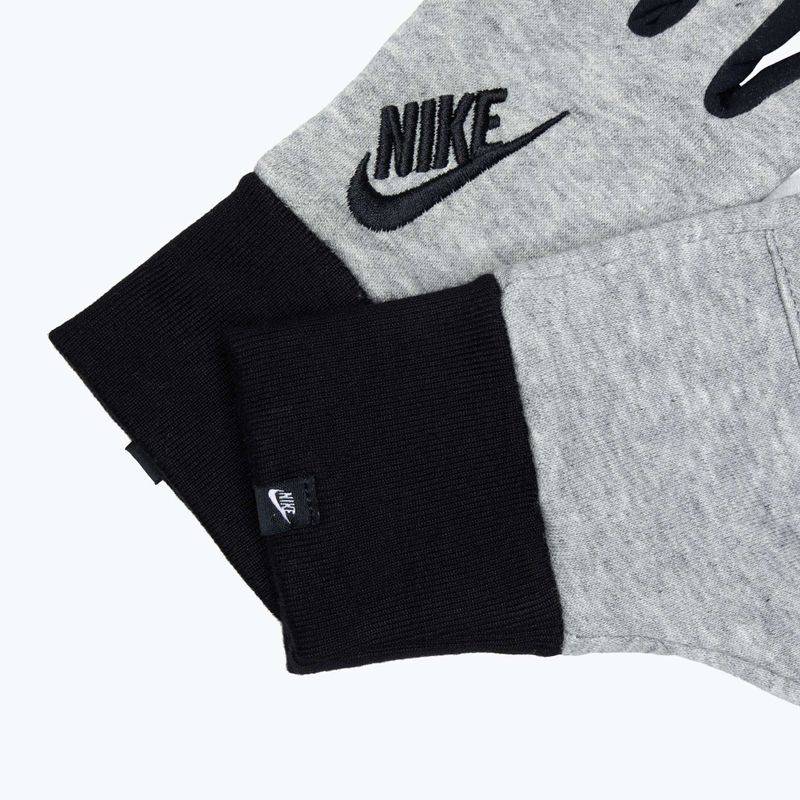 Guanti da corsa Nike Club Fleece donna grigio erica/nero/nero 5