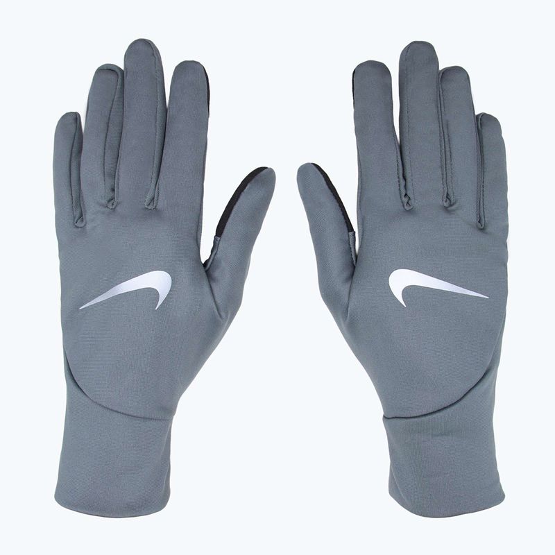 Guanti da corsa Nike Pacer Lightweight RG da uomo grigio fumo/grigio fumo/argento 2