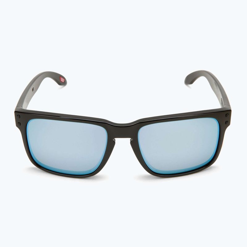 Occhiali da sole Oakley Holbrook nero lucido/prizm deep water polarizzati 3