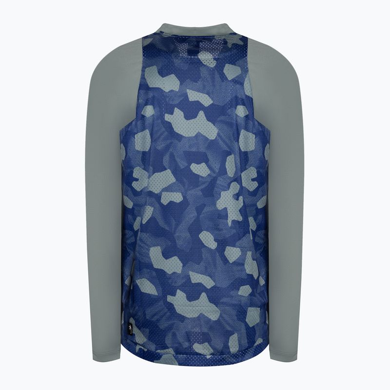 Maglia da ciclismo a maniche lunghe da uomo ION Scrub verde marea 2