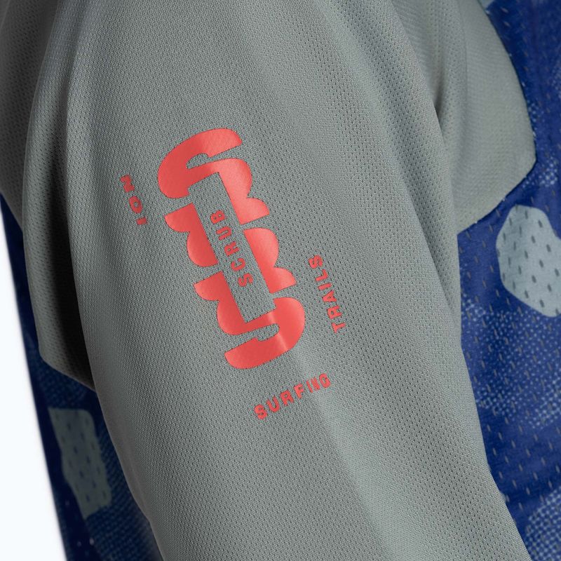 Maglia da ciclismo a maniche lunghe da uomo ION Scrub verde marea 3