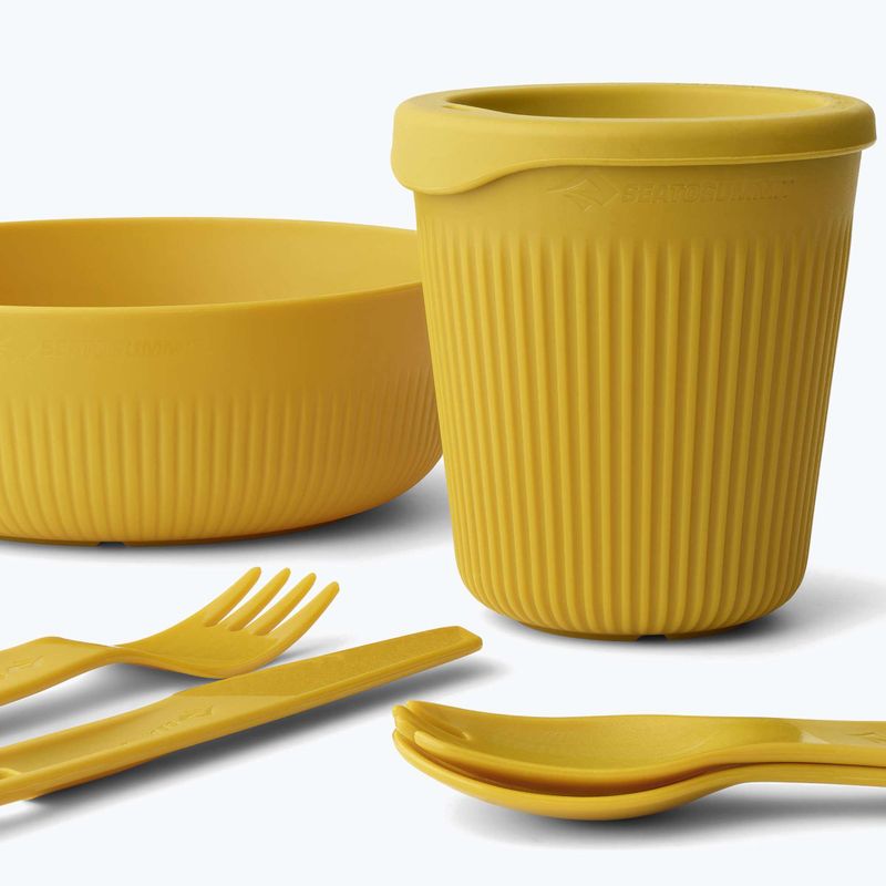 Set di stoviglie Passage di Sea to Summit, giallo arrowwood 3