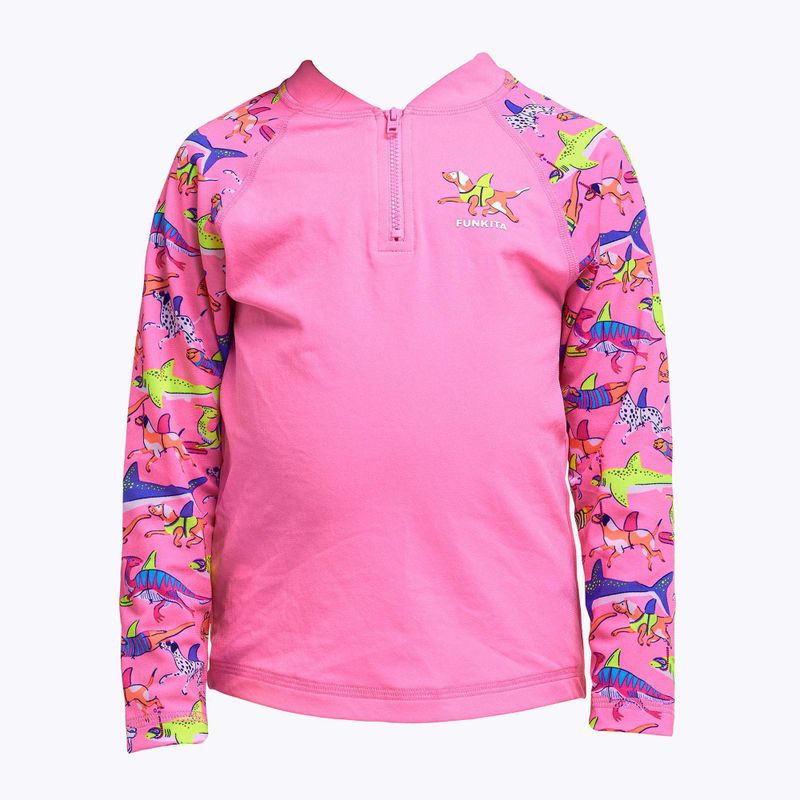 Longsleeve + slip da nuoto per bambini Funkita Zippy Rashie & Brief learner lane 5