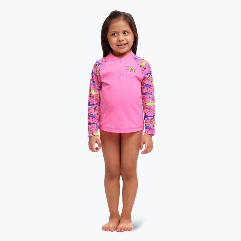 Longsleeve + slip da nuoto per bambini Funkita Zippy Rashie & Brief learner lane 7