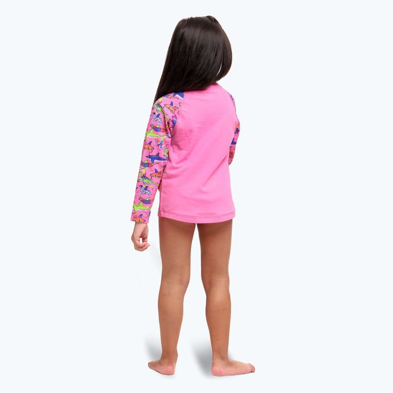 Longsleeve + slip da nuoto per bambini Funkita Zippy Rashie & Brief learner lane 8