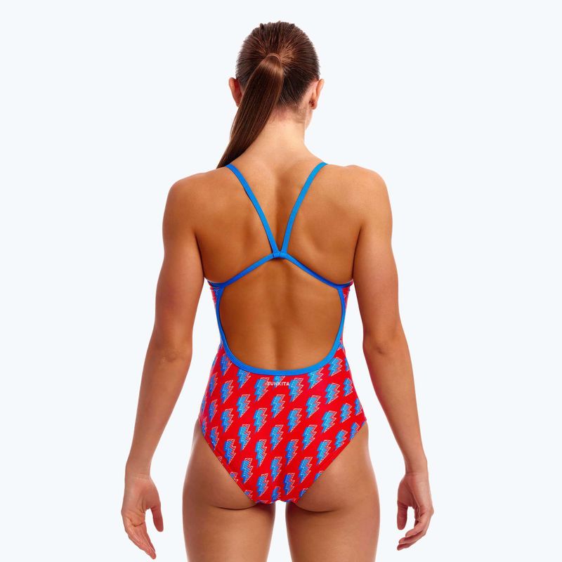 Costume da bagno intero con cinturino singolo Funkita Donna Hot Volt 4