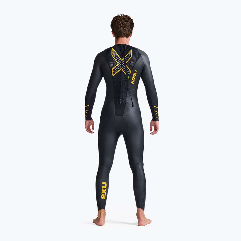 Muta da triathlon da uomo 2XU Propel:1 nero/ambition MW4991C 2