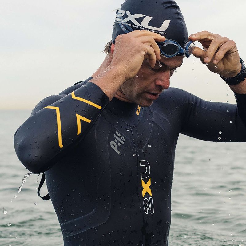 Muta da triathlon da uomo 2XU Propel:1 nero/ambition MW4991C 8