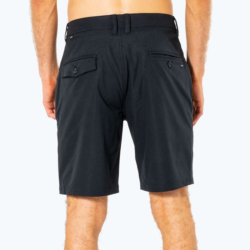 Pantaloncini Rip Curl Boardwalk Oceanside da uomo, nero 3