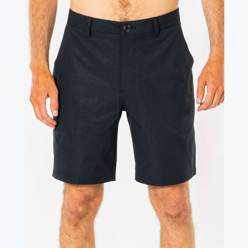 Pantaloncini Rip Curl Boardwalk Oceanside da uomo, nero 4