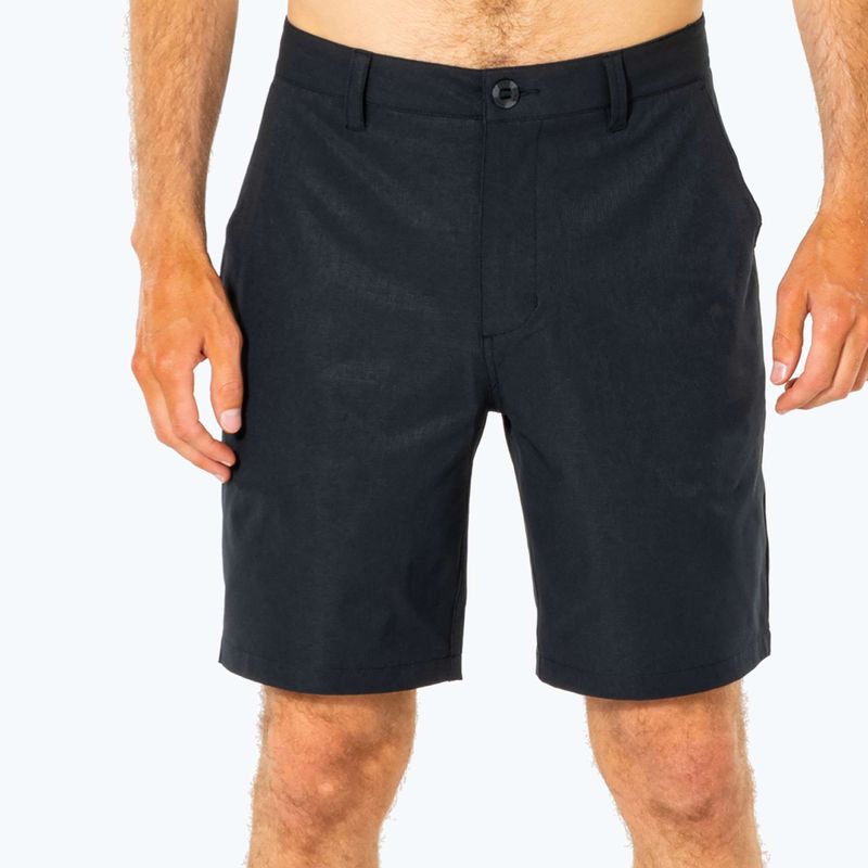 Pantaloncini Rip Curl Boardwalk Oceanside da uomo, nero 7
