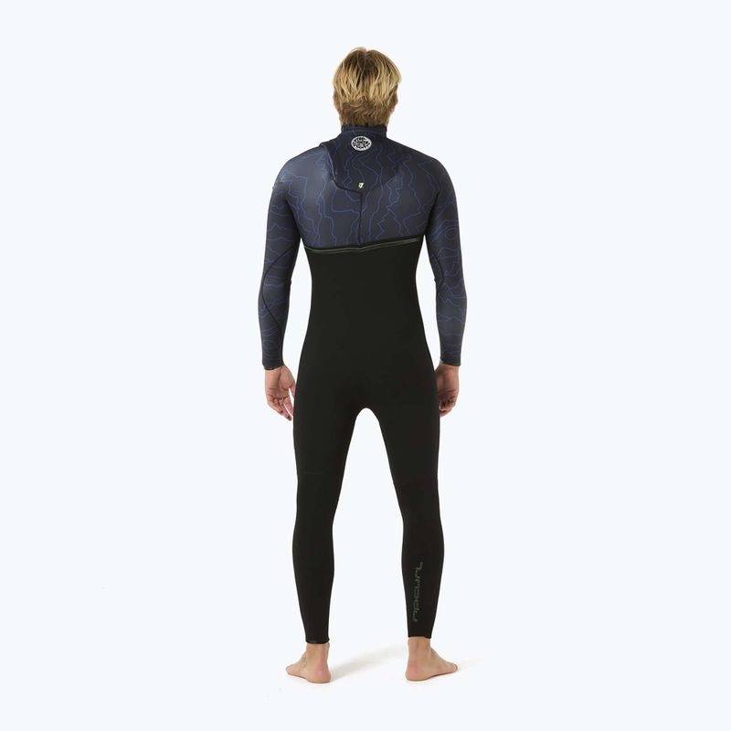 Uomo Rip Curl E-Bomb 3/2 mm Zip Free Sub wild berry Swim Foam 2