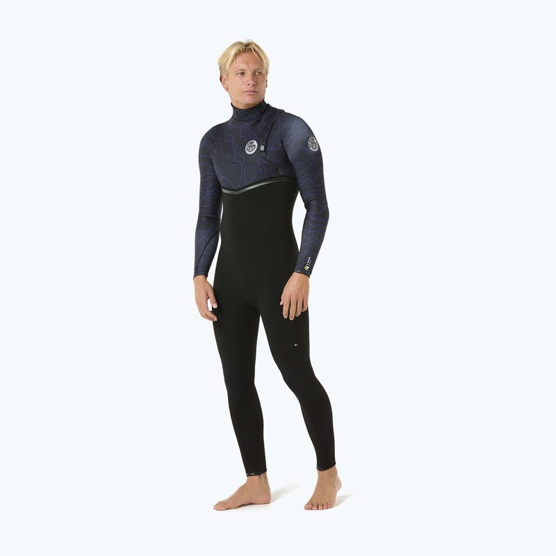 Uomo Rip Curl E-Bomb 3/2 mm Zip Free Sub wild berry Swim Foam 3