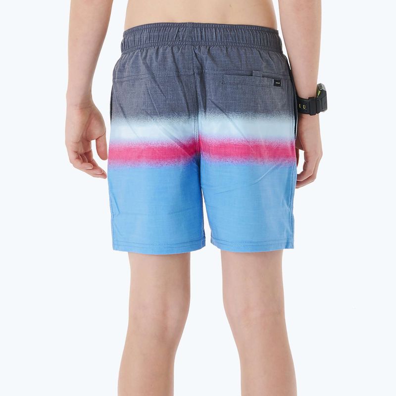 Pantaloncini da bagno Rip Curl Surf Revival Volley per bambini, nero 8