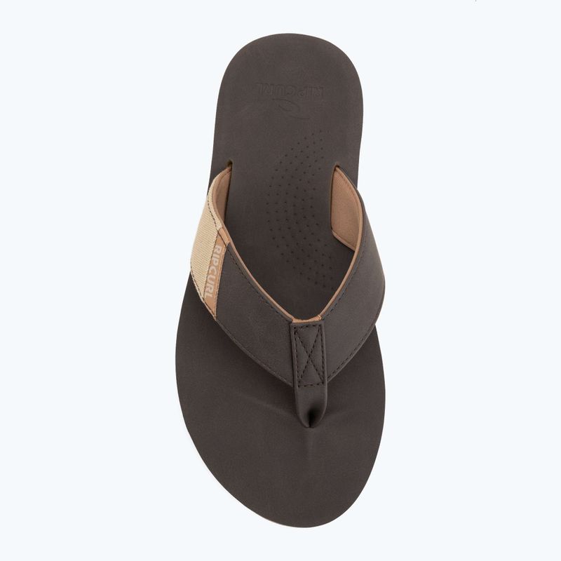 Infradito da uomo Rip Curl Oxford Bloom brown 5